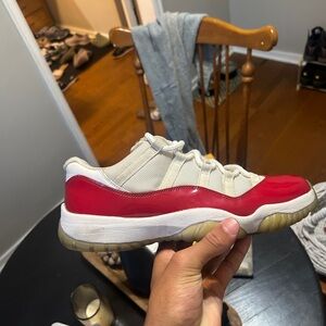 Kids Red and White Sneakers